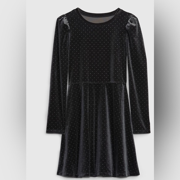 Girls Gap Velvet Dress - Picture 2 of 5